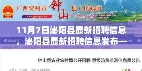 泌阳县最新招聘信息发布(职场人的新选择)——11月7日更新