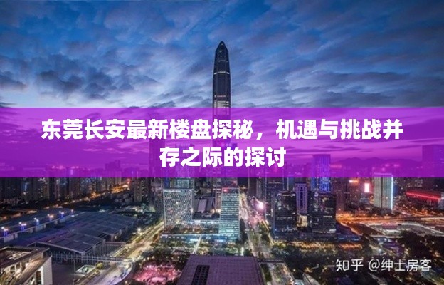 东莞长安最新楼盘探秘,机遇与挑战并存之际的探讨