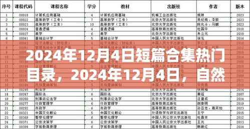 自然美景探索之旅,启程寻找内心的宁静与平和——热门短篇合集目录(2024年12月4日)