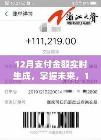 掌握未来支付趋势，实时生成12月支付金额，开启自信梦想之旅