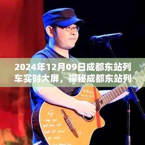 探秘成都东站列车实时大屏背后的神秘小巷特色小店,2024年成都东站列车大屏实拍纪实