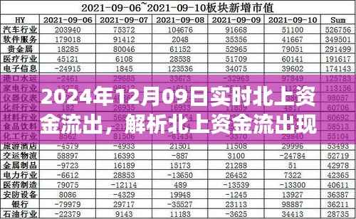 北上资金流出现象解析,背后的动因、市场影响及2024年12月09日实时动态观察