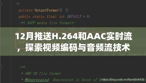探索视频编码与音频流技术前沿,实时H.264与AAC流推送解析