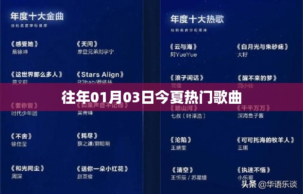 精选今夏热门歌曲回顾,不容错过!
