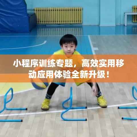 小程序训练专题,高效实用移动应用体验全新升级!