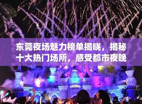 东莞夜场魅力榜单揭晓,揭秘十大热门场所,感受都市夜晚的魅力风采!