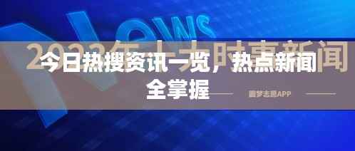 今日热搜资讯一览,热点新闻全掌握