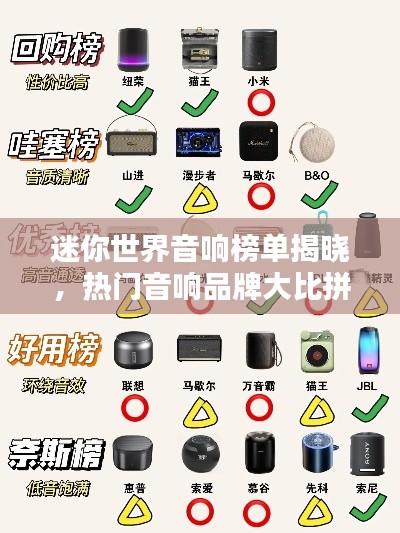 迷你世界音响榜单揭晓,热门音响品牌大比拼!